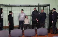 Политзаключённые перед оглашением приговора в Гомеле / БЕЛТА​