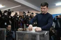 Владимир Зеленский, наиболее рейтинговый кандидат в президенты Украины. Фото: Громадське