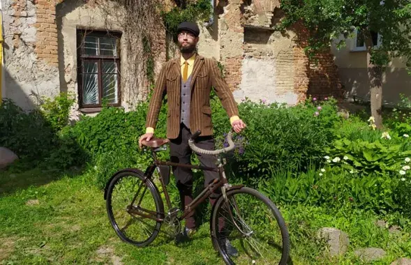 экскурсовод-велосипедист из Гродно Михаил Нарынкевич