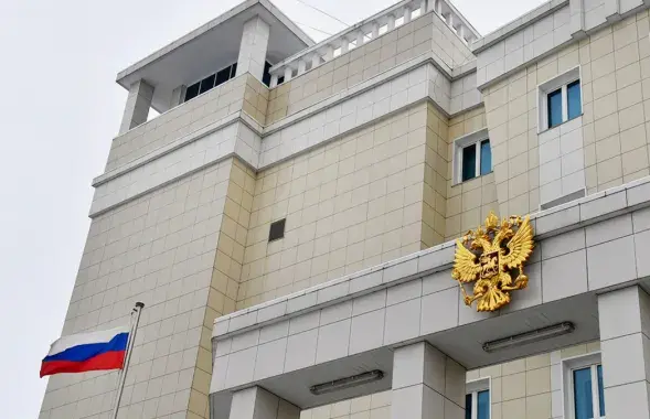 Russian Embassy in Minsk / TASS