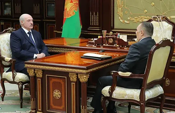 Alyaksandr Lukashenka and Valyantsin Sukala. Photo: president.gov.by