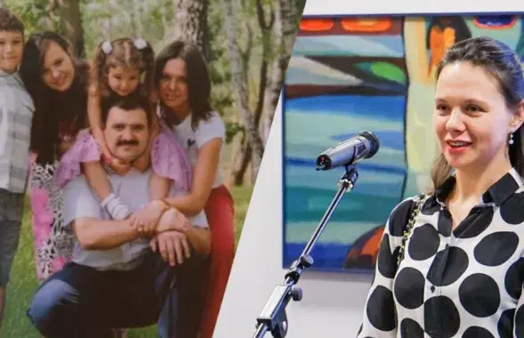 Liliya Lukashenka and her family / collage Euroradio