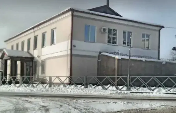 Цяперашні будынак міліцыі ў Петрыкаве