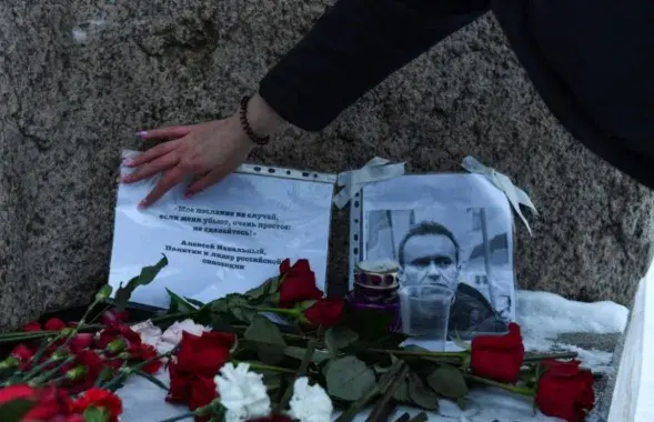 Акция в память Алексея Навального, иллюстративное фото
